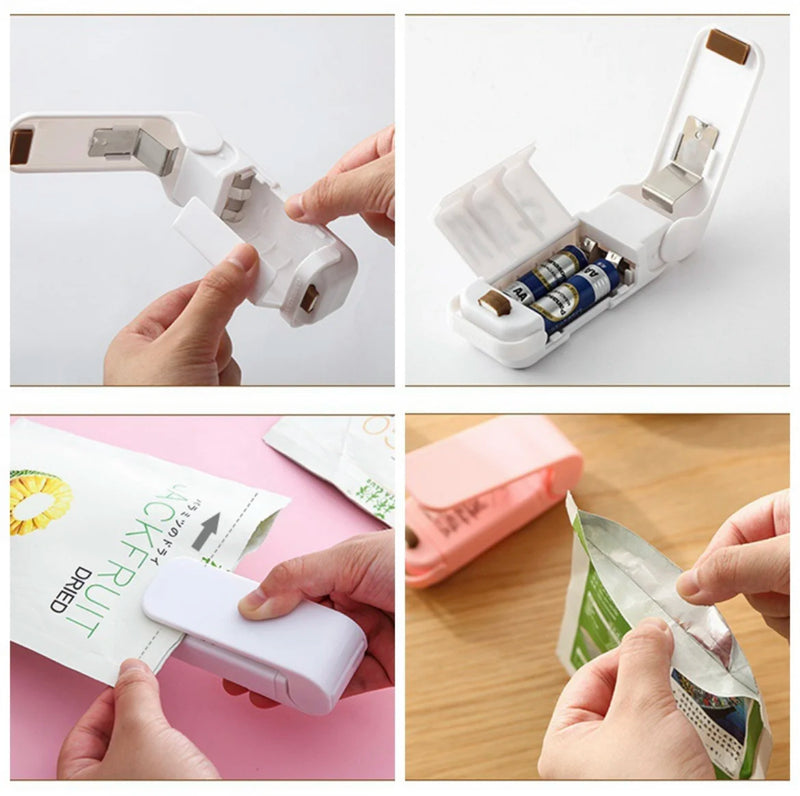 2 Por 1 Mini Seladora De Embalagens