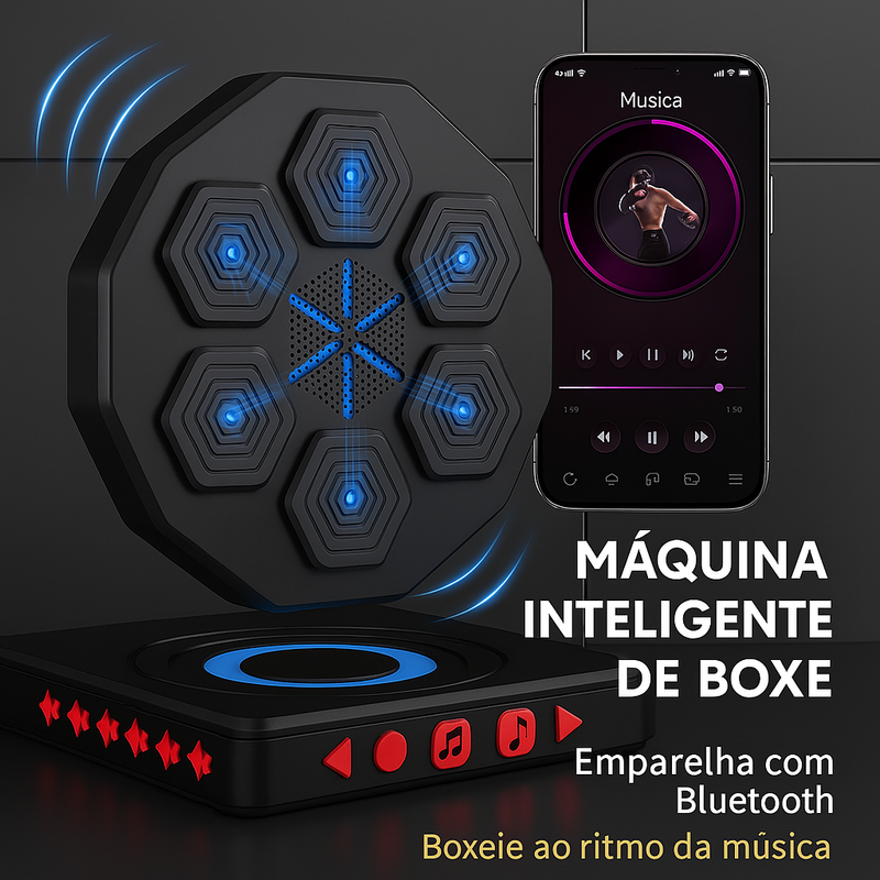 máquina de boxe inteligente